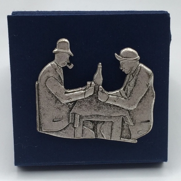 Vintage Cezanne PMA pewter lapel  pin - Picture 1 of 4